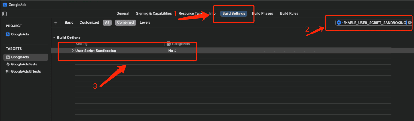 ios setting