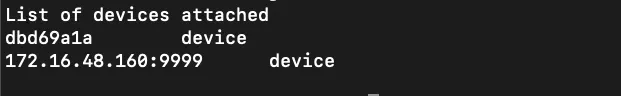 devices list