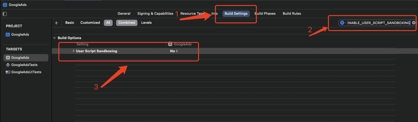 ios setting
